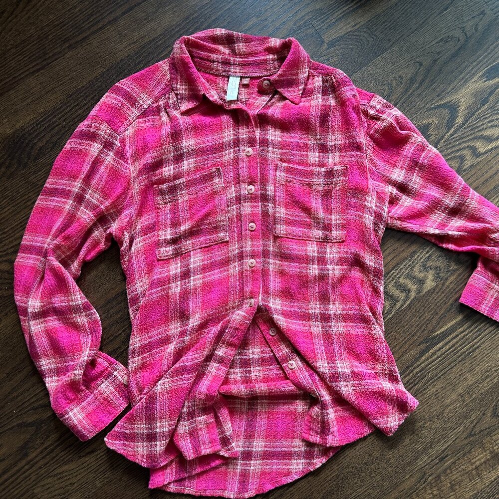 Pilcro Pink Summer Flannel | XSP
